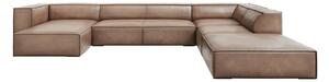 Svetlohnedá kožená rohová pohovka (pravý roh) Madame - Windsor & Co Sofas