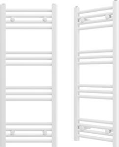 Granitan | Kúpeľňový radiátor Breno - 40x100 cm - biely - moderný dizajn - ohrievač uterákov