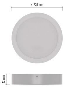 LED Stropné svietidlo LED/24W/230V pr. 22 cm biela