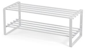 Biely kovový stojan na topánky Rex – Spinder Design