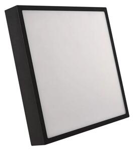 LED Stropné svietidlo LED/28,5W/230V 3000/3500/4000K 30x30 cm čierna