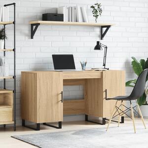 Maison Exclusive - písací stôl Sonoma dub 140x50x75 cm drevený materiál