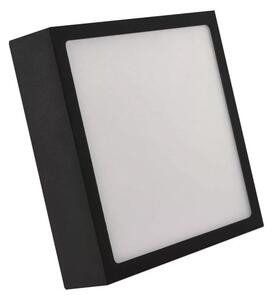 LED Stropné svietidlo LED/12,5W/230V 3000/3500/4000K 17x17 cm čierna