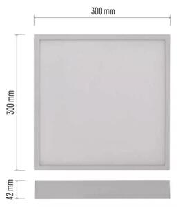 LED Stropné svietidlo LED/28,5W/230V 3000/3500/4000K 30x30 cm biela