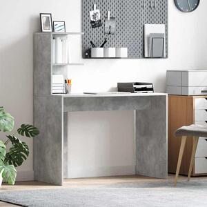 Maison Exclusive – Písací stôl, farba betónová šedá, rozmer 102 x 50 x 124 cm, materiál: drevovláknité dosky