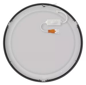 LED Stropné svietidlo LED/28,5W/230V 3000/3500/4000K pr. 30 cm čierna