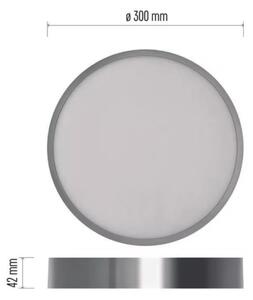 LED Stropné svietidlo LED/28,5W/230V 3000/3500/4000K pr. 30 cm chróm
