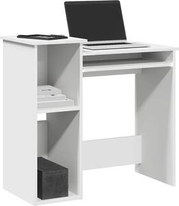 Maison Exclusive - písací stôl s policami Biela 84x40x78 cm Drevený materiál