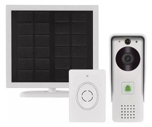 Bezdrôtový videozvonček so solárnym panelom GoSmart 4400 mAh 3xAA IP44 Wi-Fi Tuya