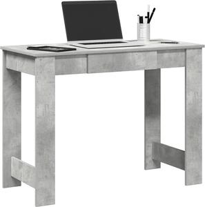 Maison Exclusive - písací stôl betónovo sivý 100x45x75 cm drevený materiál