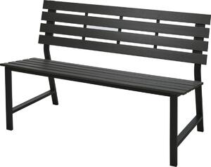 Záhradná lavica 125 cm drevoplast KO-FA6110000