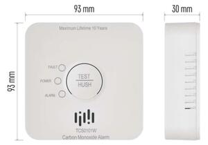 Detektor oxidu uhoľnatého GoSmart 2xAA Wi-Fi Tuya