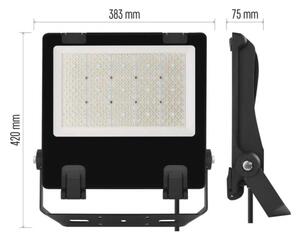 LED Reflektor AVENO LED/200W/230V 4000K 32000 lm IP66 čierna