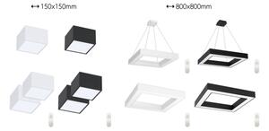 Immax Neo 07074L-15BD-Sada 2x LED Stmievateľné svietidlo CANTO 2xLED/12W/230V + DO