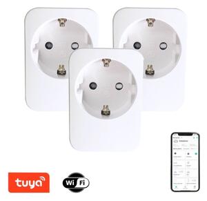 Immax NEO 07761C - SADA 3x inteligentných zásuviek NEO LITE 3680W/230V/16A Wi-Fi Tuya SCHUKO