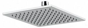 Sprchová hlavica 200×200mm, hrúbka 7mm, mosadz-povrch chróm