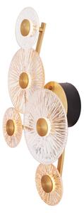 MAXLIGHT W0357 - LED Nástenné svietidlo ALLURE 5xLED/5W/230V zlatá