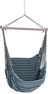 Chico Závesné kreslo Bavlna Grey Turquoise Závesné kreslo