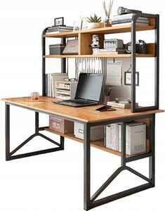 Počítačový Stôl Tmavý Buk Pod Notebook Herný Stôl Moderný 120 Cm