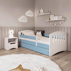 POSTEĽ PRE DETI A MLÁDEŽ 80/140 cm, modrá, biela MID.YOU - Detské izby, Online Only