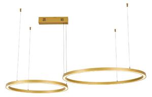 Immax NEO 07218L - LED Stmievateľný luster FINO 93W/230V 60/80cm zlatá Tuya+DO