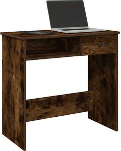 Maison Exclusive - písací stôl z dymového dubu 80x40x75 cm drevený materiál