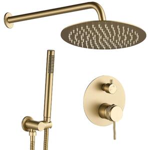 Podomietková sprchová súprava Rea Lungo Grip Gold Brush + BOX