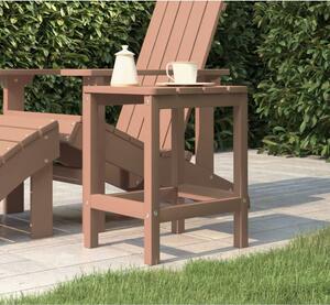 Maison Exclusive – Záhradný stôl Adirondack, hnedý, 38 x 38 x 46 cm, HDPE