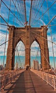 Vliesové fototapety, rozmer 150 cm x 250 cm, Brooklyn Bridge, DIMEX MS-2-0005