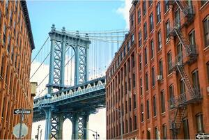 Vliesové fototapety, rozmer 375 cm x 250 cm, Manhattan Bridge, DIMEX MS-5-0012