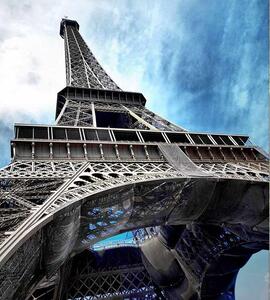 Vliesové fototapety, rozmer 225 cm x 250 cm, Eiffelova veža, DIMEX MS-3-0026