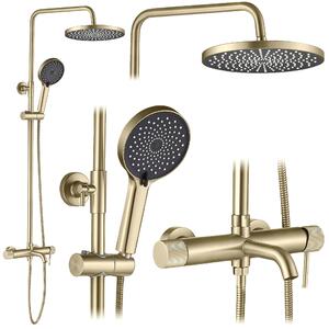 Sprchový set Rea Lungo Stripe Brush Gold