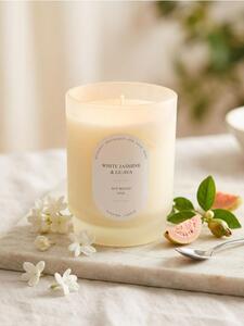 Sinsay - Vonná sójová sviečka White Jasmine & Guava - biela
