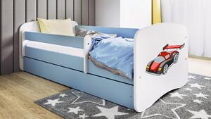 POSTEĽ PRE DETI A MLÁDEŽ 80/160 cm, modrá, biela MID.YOU - Detské izby, Online Only