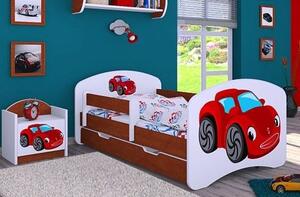 Detská posteľ so zásuvkou 140x70 RED CAR