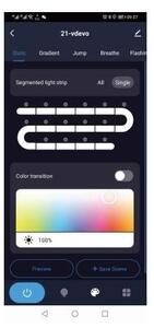 Immax NEO07734L - LED RGB Stmievateľný pásik MUSIC 18W/230V 5m IP65 Wi-Fi Tuya+DO