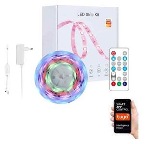 Immax NEO07734L - LED RGB Stmievateľný pásik MUSIC 18W/230V 5m IP65 Wi-Fi Tuya+DO