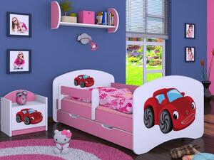 Detská posteľ so zásuvkou 180x90cm RED CAR