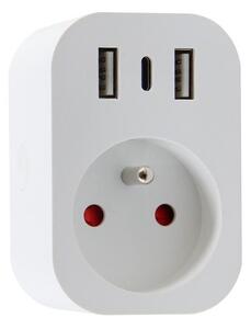 Immax NEO 07772L- Inteligentná rozbočovacia zásuvka 16A/230V + 2xUSB+1xUSB C Wi-Fi Tuya