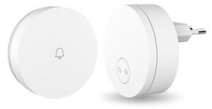 Immax NEO 07779L-Bezdrôtový zvonček do zásuvky - vnútorná jednotka 230V Wi-Fi biela