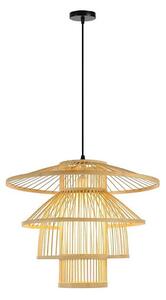 Immax 08255L - Luster na lanku PINCHOS 1xE27/40W/230V pr. 50 cm bambus