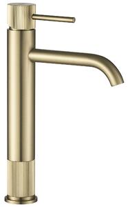 Kúpeľňová batéria Rea Lungo Stripe Brush Gold