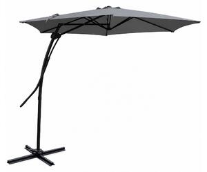 Linder Exclusiv Záhradný slnečník MC2006 350 cm Tmavo sivý