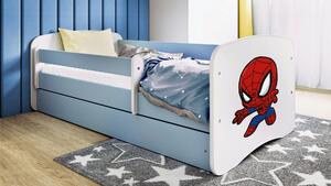 POSTEĽ PRE DETI A MLÁDEŽ 80/160 cm, modrá, biela MID.YOU - Detské izby, Online Only