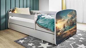 POSTEĽ PRE DETI A MLÁDEŽ 80/160 cm, biela MID.YOU - Detské izby, Online Only