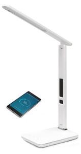 Immax 08966L- LED Stmievateľná lampa s bezdr. nabíjaním KINGFISHER 8,5W/230V biela