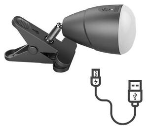 LED Lampička KLIP s USB nabíjaním LED/5W/5V 4000K