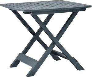 Maison Exclusive - Zložený záhradný stôl, zelený, 79 x 72 x 70 cm, plast