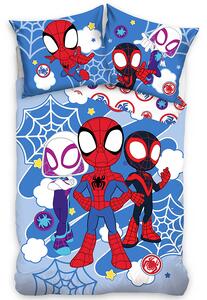 Mikroplyšové obliečky Spidey Úžasní Priatelia 140x200/70x90 cm