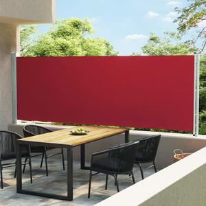 Maison Exclusive – bočná markíza s výsuvom 600 × 160 cm, červená